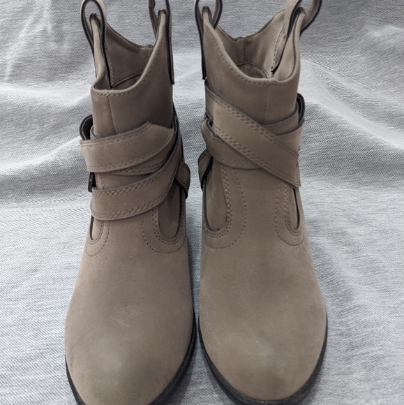 Rocket Dog Sayla Western Bootie Taupe sz 7.5 - Picture 4 of 8